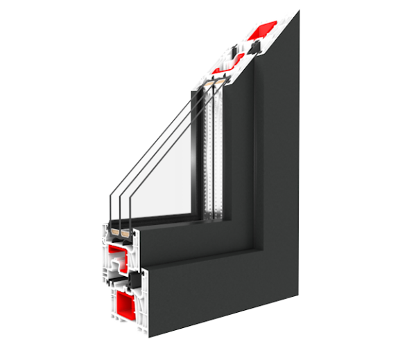 Porte-fenêtre PVC haut de gamme